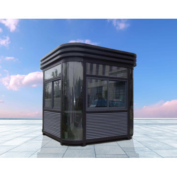 Prefabricated in Factory Simple Design Low Cost High Quality Portable Sentry House Security Traffic Box Booth